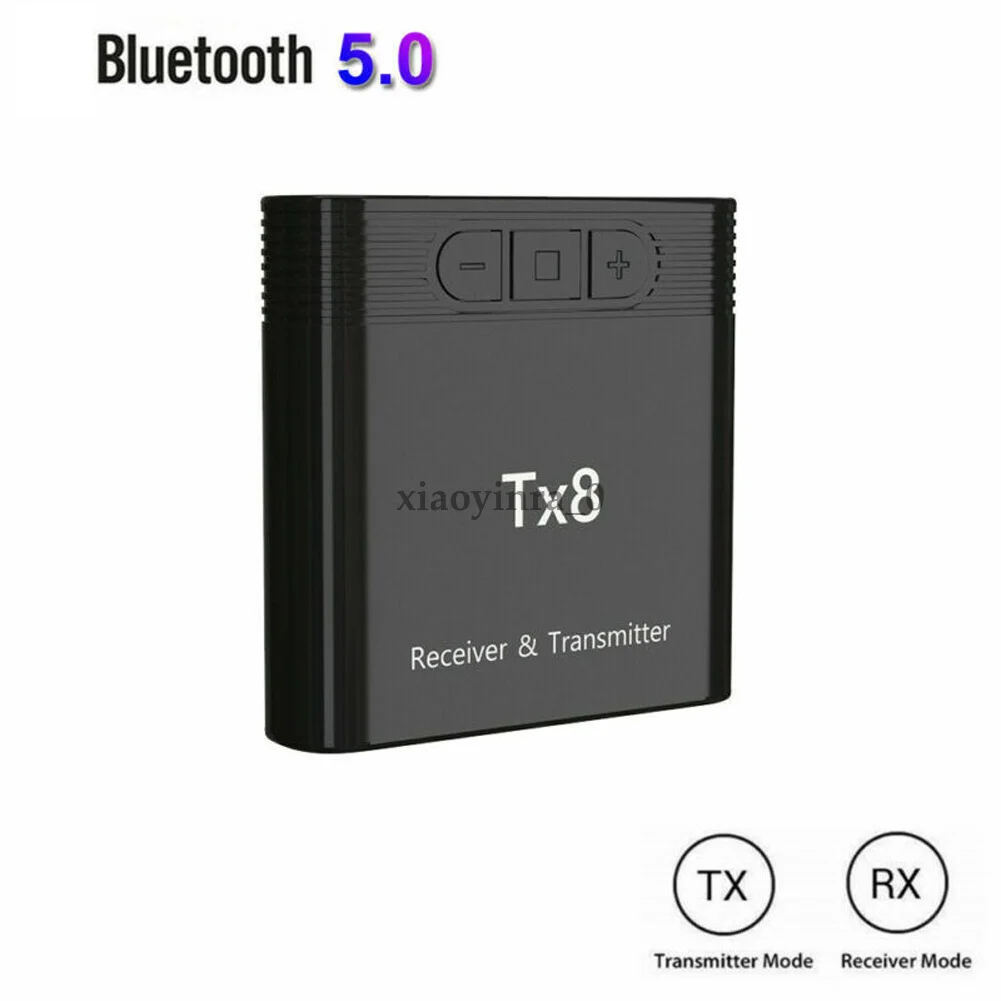 США 2 в 1 Bluetooth 5,0 3,5 мм аудио передатчик приемник аудио адаптер для ТВ ПК
