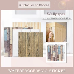 Waterproof 3D Wall Stickers 35x35cm Self Adhesive Brick Room Decor DIY 3D Wallpaper Wall Decor Living Wall Sticker For Kids Room