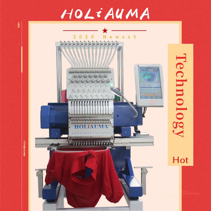 

Like TAJIMA 15 Needle Industrial Touch Screen Single Head Computerized Embroidery Machine