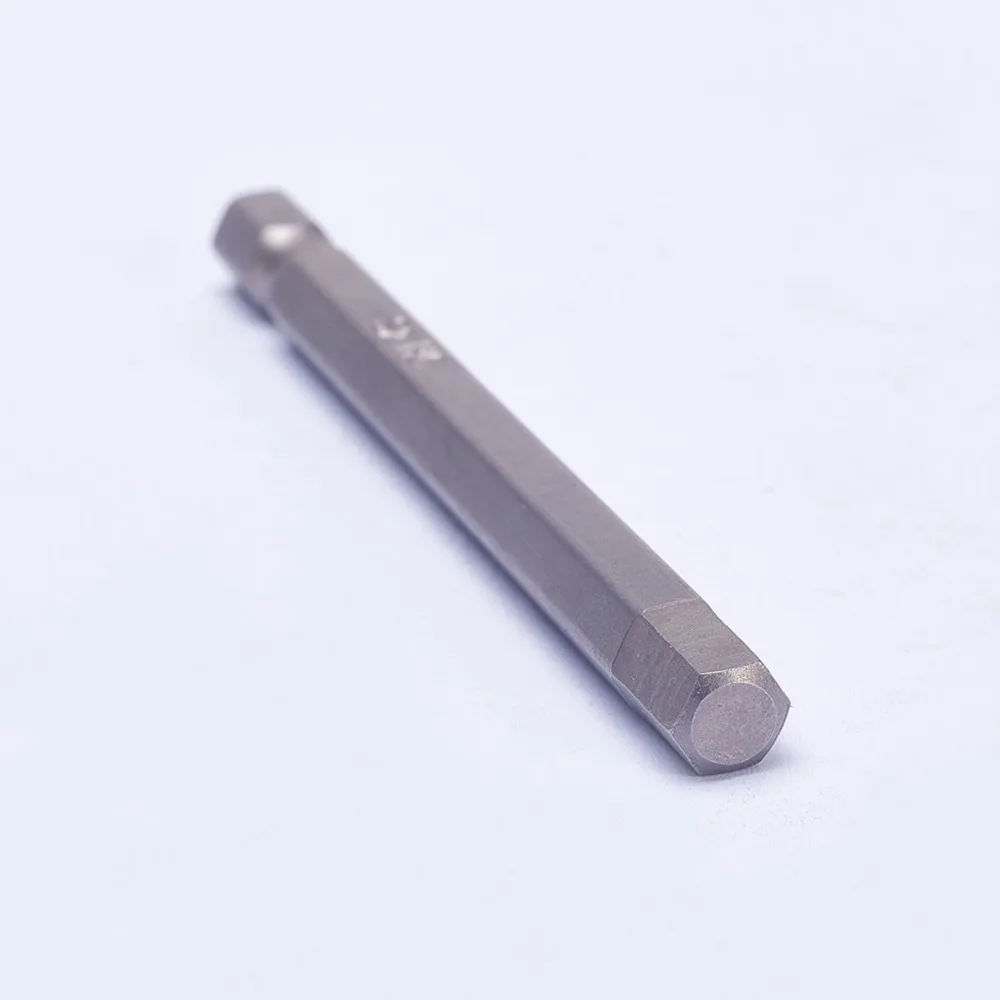 Utoolmart Прочный 5 шт. 1/" шестигранный хвостовик наконечник Магнитная отвертка Биты S2 Шестигранная Отвертка Набор 75 мм длина
