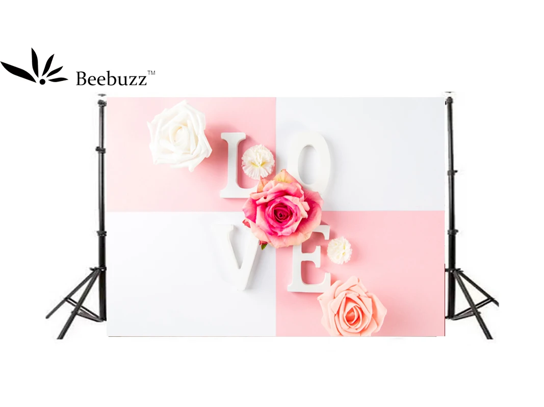 

Beebuzz photo backdrop pink rose love background picture