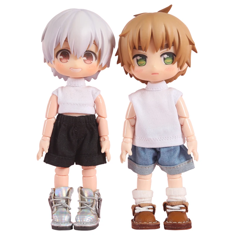 Doll Clothes Doll Clothes Accessories Doll Accessories ob11 Baby Clothes Wild Sleeveless T-shirt Doll Clothes Vest gsc Element Molly Doll yunnai 1 / 12bjd Accessories