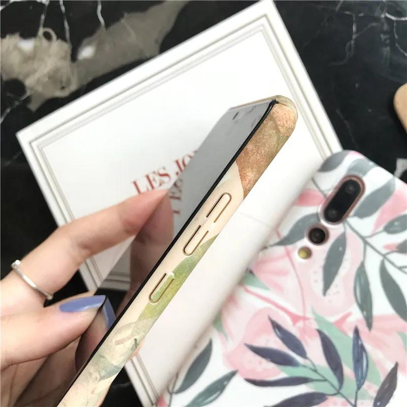 Для samsung Galaxy s8 s9 s10 plus чехол для телефона s для samsung Galaxy note 5, 8, 9, A40 A50 A60 A70 A80 листьев ПК чехол для телефона чехол
