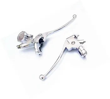 

Chrome 7/8" Handlebar 17 mm Brake Clutch Lever Motorbike Street Naked Cafe Racer