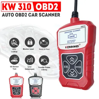 

KW310 OBD2 car diagnostic scanner car repair tool automatic OBD2 car engine scanner test accessories 12V