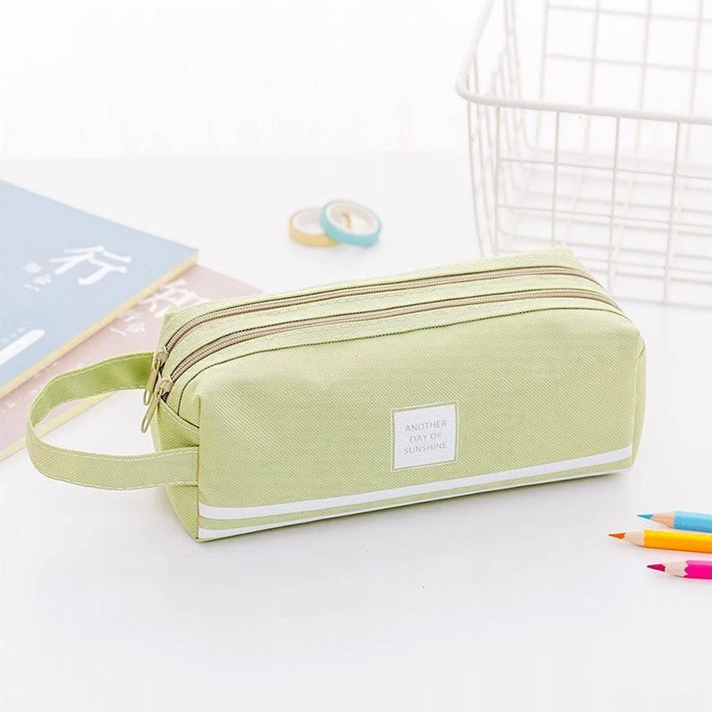 Новое платье для девочек милый пенал Чехол сумка для хранения ручек 2 отделения для макияжа Портмоне для Для женщин DC112