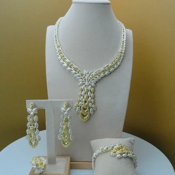

Yuminglai Dubai Gold Jewelry Sets Imitation Jewelry for Women FHK5981