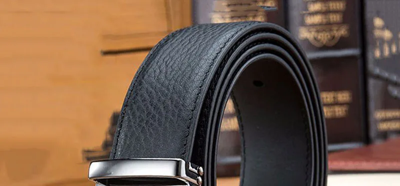 FAJARINA Brand Name Top Quality Real Cow Genuine Leather Belt Straped Pin Buckle Metal Belts for Men Free Shipping N17FJ741