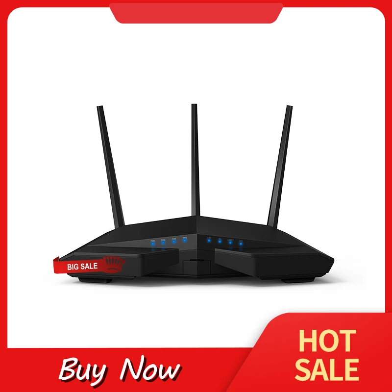 

GLC18 Dual-band Gigabit AC1900M Wirless Router,USB3.0 Port,1 WAN port 4 LAN port Remote Control APP English Firmware,VPN Router