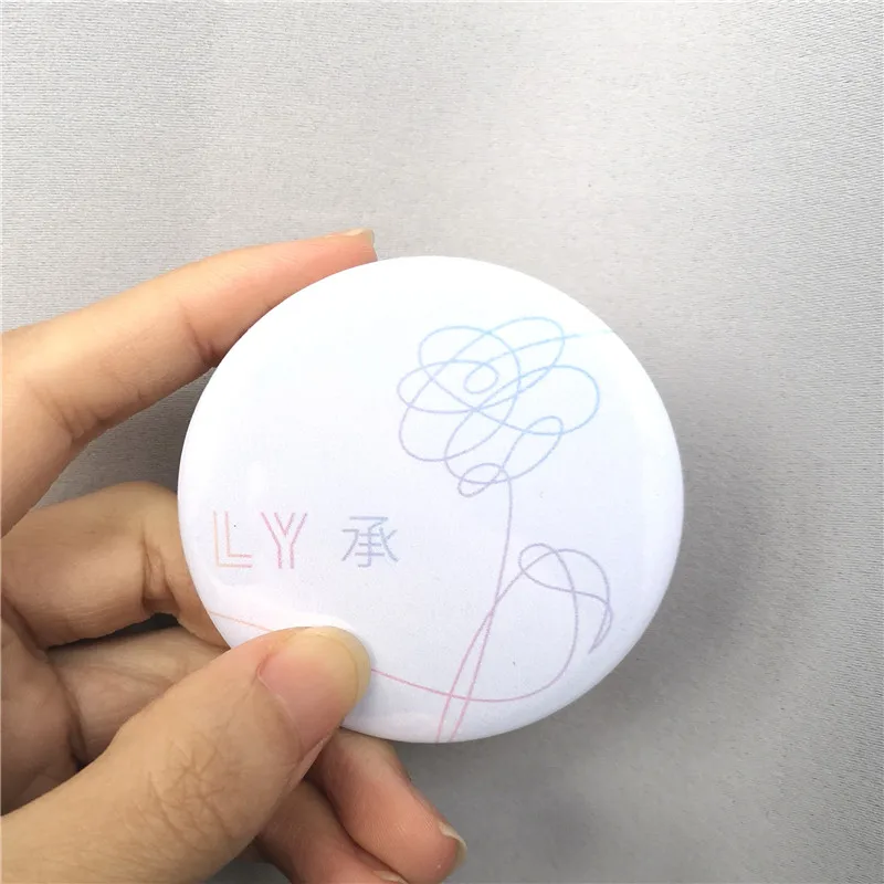 58 мм KPOP Bangtan мальчики карта душа персональное карманное зеркало с двойными сторонами любовь себя макияж зеркало JUNG KOOK JIMIN JIN