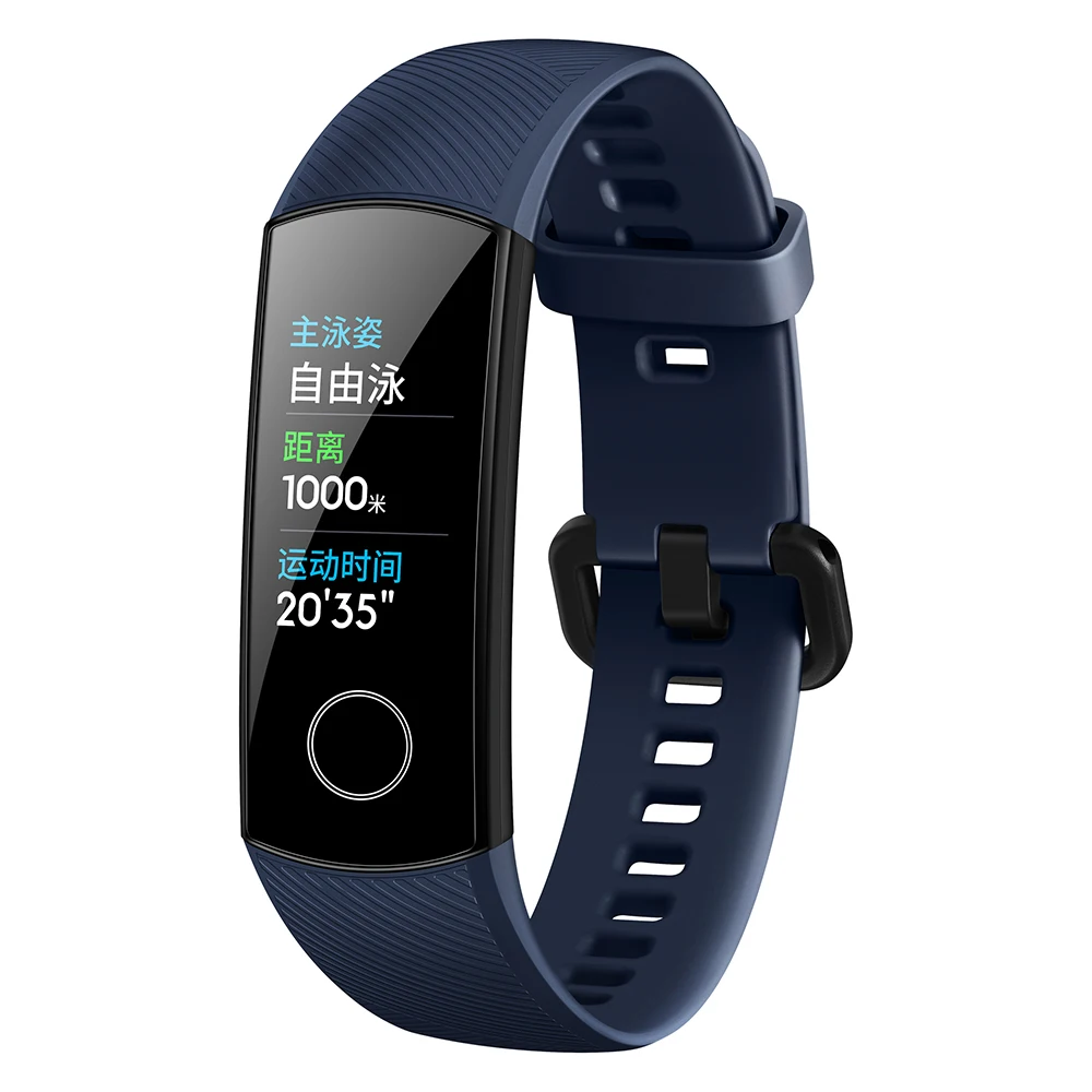 Смарт-браслет huawei Honor Band 5 Amoled цветной 0,9" сенсорный экран для плавания осанка обнаружения пульса трекер сна оснастка