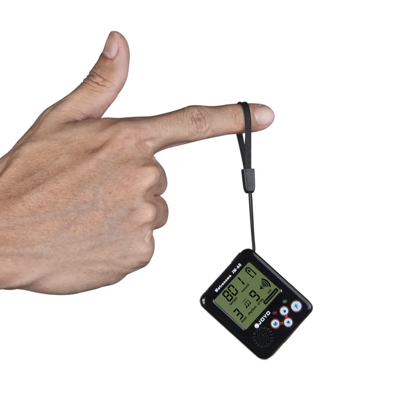 Acessório de Peças para Violão e Piano em Tamanho Lcd com Prendedor Joyo-mini Metrônomo Digital Pequeno Real Alto Som Voz - Image 4