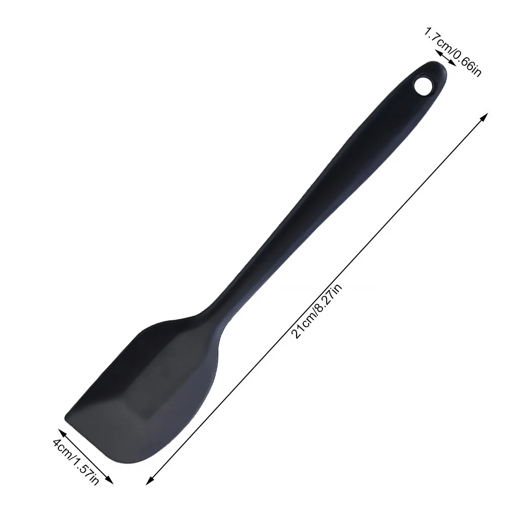 Multiple Color Silicone Baking Spatula Heat-Resistant Non-stick Cooking Kitchen Utensils Non-deformable Soft Baking Spatula