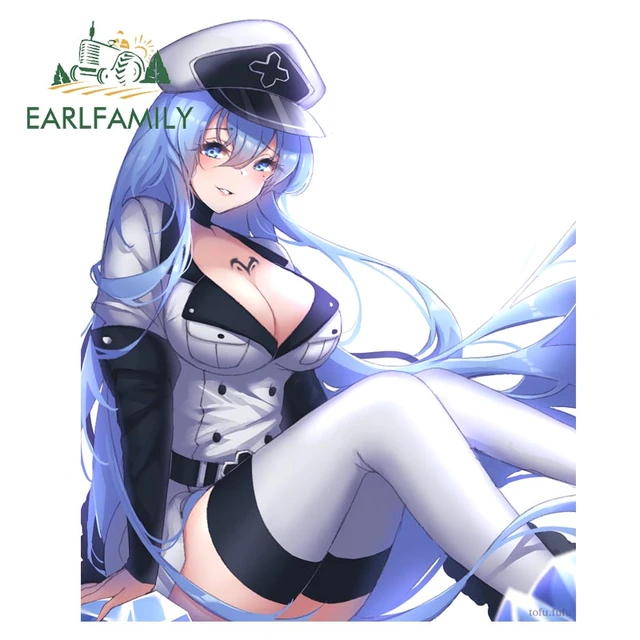 Esdeath V2 Akame Ga Kill Weatherproof Anime Sticker 6 Car Decal