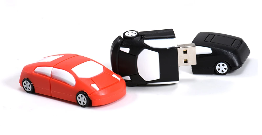 JASTER USB 2,0 мультяшная модель автомобиля 4 цвета usb флеш-накопитель 4 ГБ 8 ГБ 16 ГБ 32 ГБ 64 ГБ 128 ГБ Флешка пластиковая карта памяти