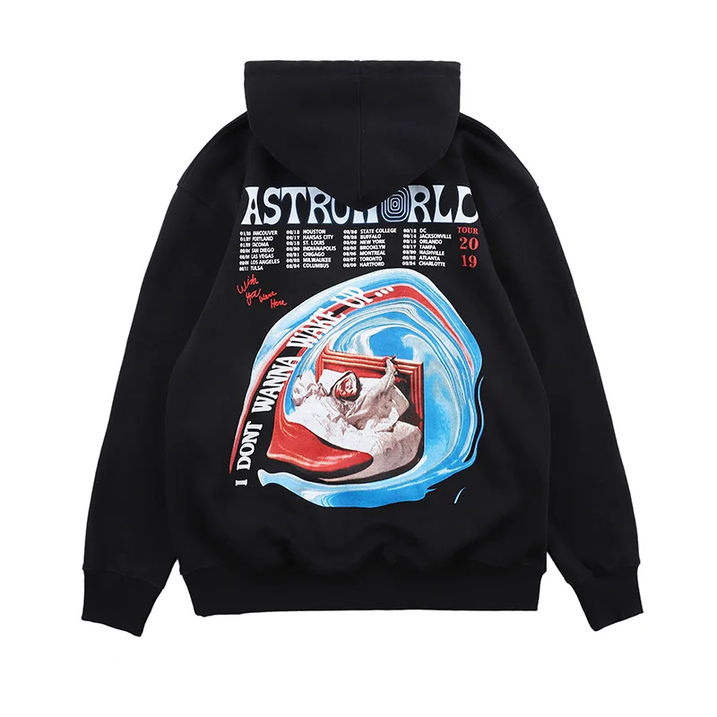 Harajuku Трэвиса Скотта улыбка пламя Xxxtentacion толстовка мужская странные вещи Sudadera Hombre толстовки с капюшоном с изображением Джокера большие толстовки - Цвет: pic color2