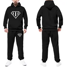 

Psychology Tracksuit Set Psychology Superpower Men Sweatsuits Autumn Sweatpants and Hoodie Set Style