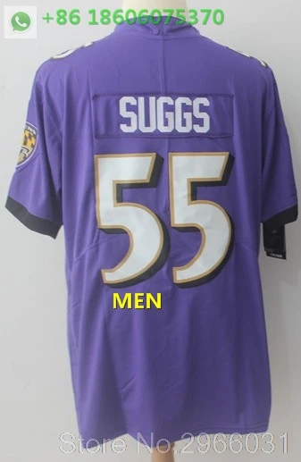Baltimore A+++ Качественная мужская футболка для взрослых Джастин Такер 9 Terrell Suggs 55 C. J. Mosley 57 Eric Weddle 32 Joe Flacco 5 - Цвет: For men