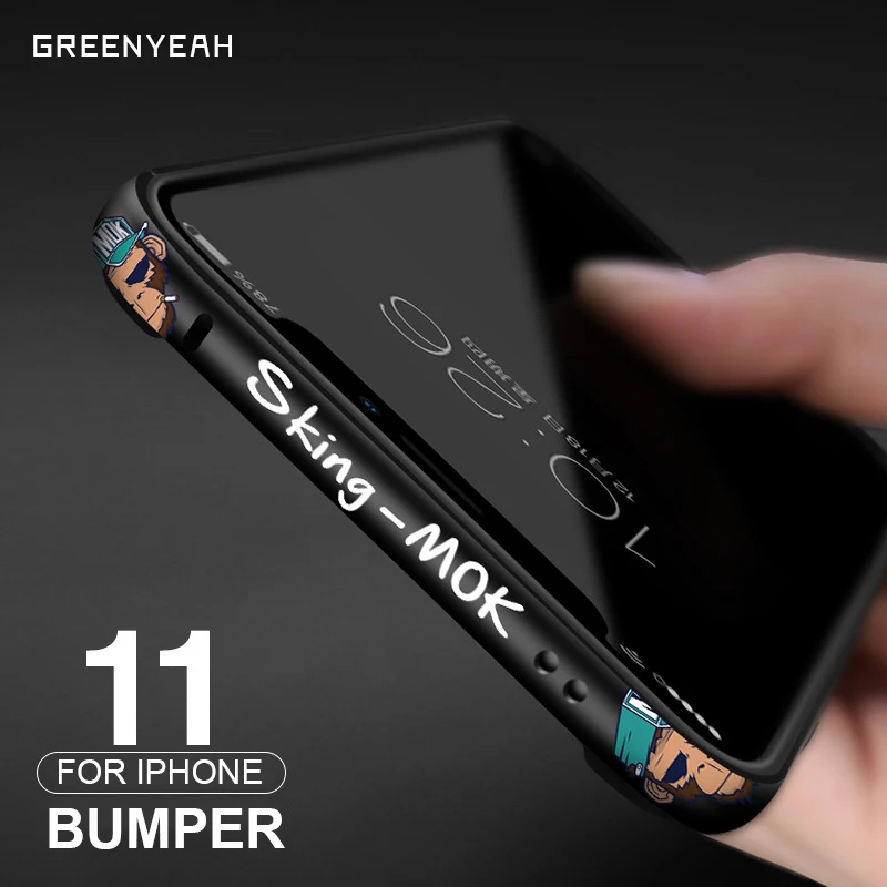 Классный металлический бампер для телефона iPhone 11 Pro телефонные чехлы Max чехол с