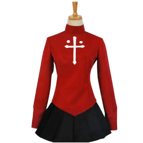 Fatestay Night Rin Cos Clothes Cosplay Full Spot cosply Clothing Women's |