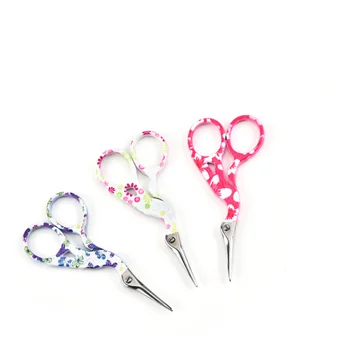 

5 Kinds Embroidery Blue and White Porcelain Pattern Scissors Cross Stitch European Classic DIY Craft Tailoring Vintage Scissors