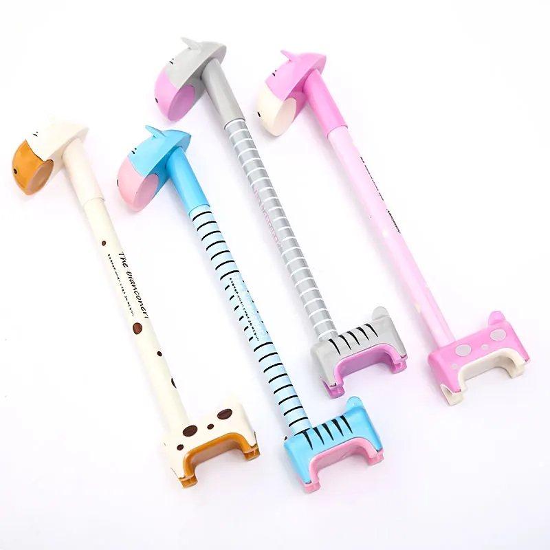 Забавный Жираф шариковая ручка Kawaii Рождество мультфильм животных Школа Офис