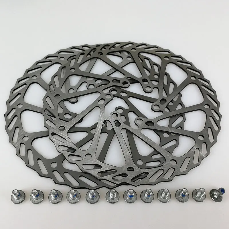 Brake disc 2pcs Trlreq гидравлические тормоза для велосипедов тормоза Mtb велосипедный дисковый тормоз зажим горные тормозные колодки новая модель Аксессуары для велосипеда настоящие - Цвет: Brake disc 2pcs