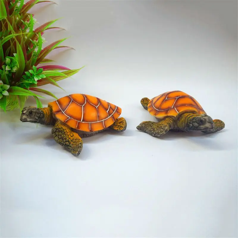 Декорации для аквариума украшение искусственная черепаха для аквариума Мужская сделанная черепаха из смолы Ландшафтный Декор аквариумные аксессуары