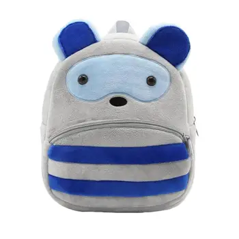 

Children Cartoon Raccoon Backpack School Bag Plush Backpack Early Childhood Education Bag Toddler Kids Plush Animal Backpack