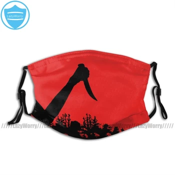 

Chainsaw Massacre Mouth Face Mask Sleepaway Camp Vintage Facial Mask for Adult Funny Fashion Mask
