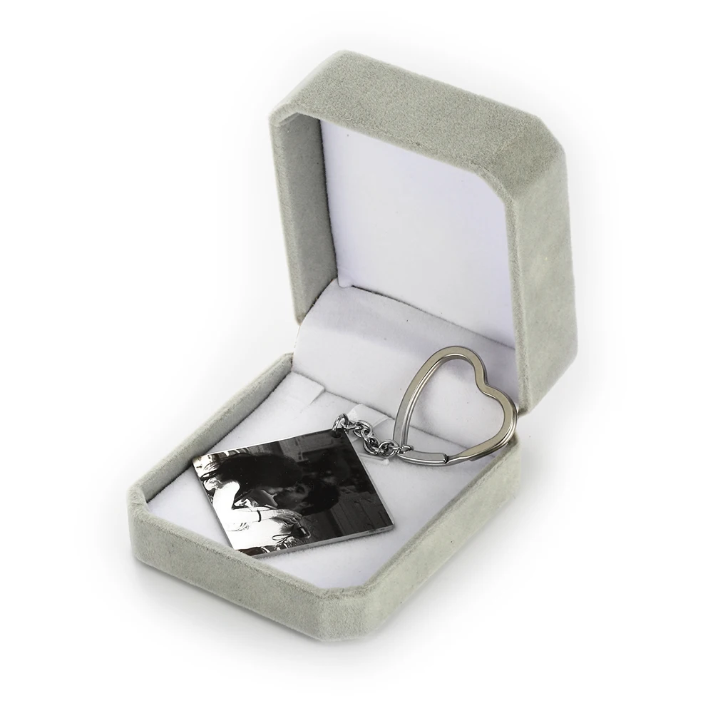 PolishedPlus настраиваемый брелок для ключей фото с гравировкой из нержавеющей стали