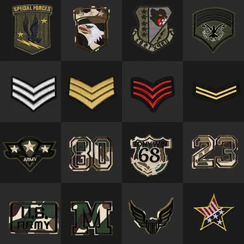 

USA Army Eagle Patch Embroidered Patches For Clothing Iron on Patches On Clothes Tactical Patch Military Badge Stripes Decor DIY