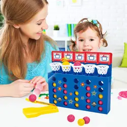 Novo divertido brinquedos de basquete jogo de tiro para crianças saltando jogo de ligação brinquedos educativos saltando jogo de tabuleiro brinquedo