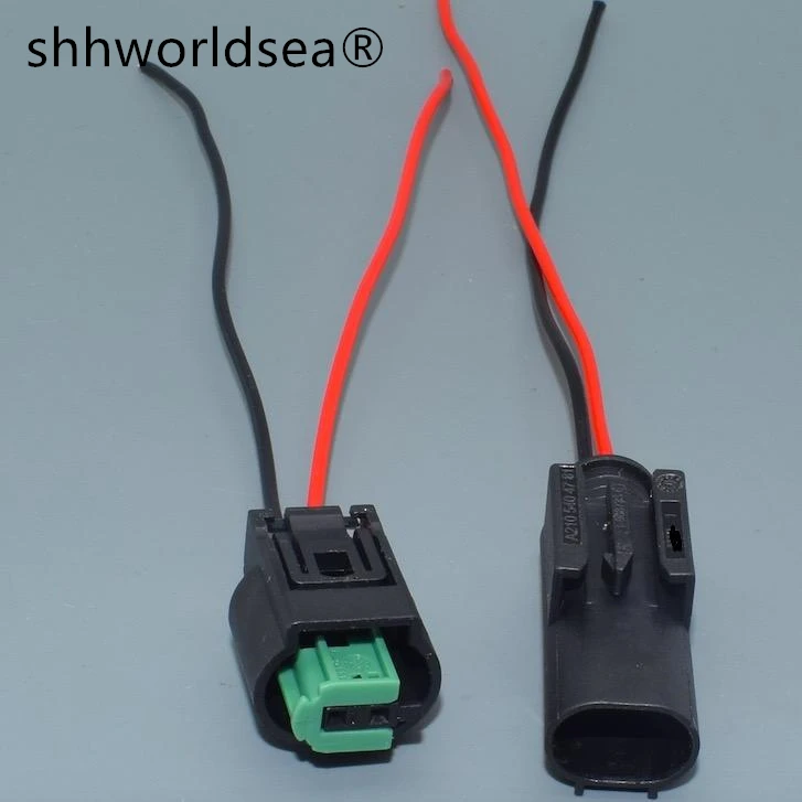 Shhworldsea 2 Pin 1-967644-1 Автомобильный разъем проводной двигателя охлаждающая вода