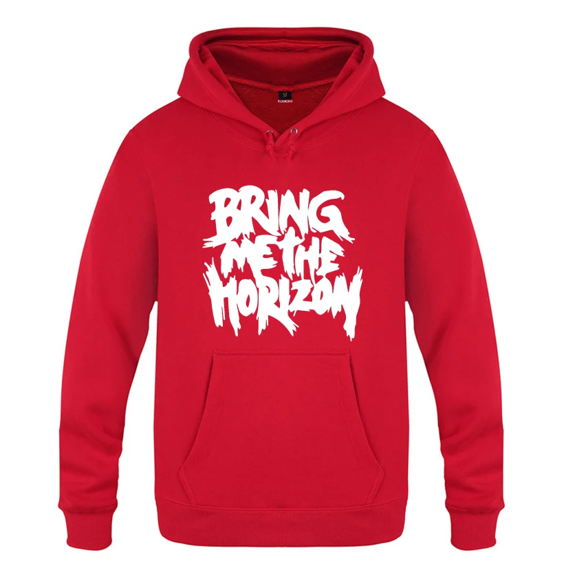 HOY BAT Bring Me The Horizon толстовки рок-группы мужские мужские пуловеры флисовые толстовки с капюшоном - Цвет: HOY BAT