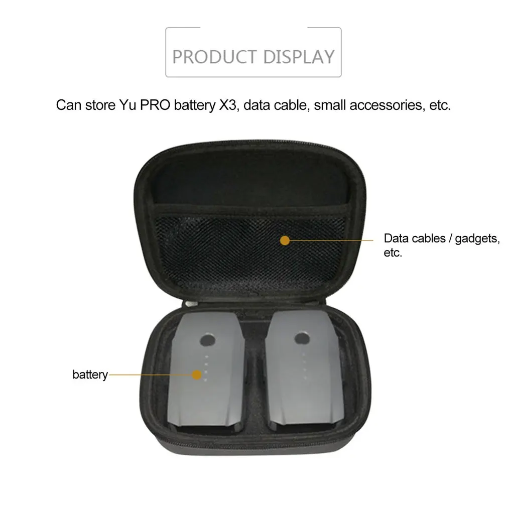 Для DJI MAVIC PRO Двойной аккумулятор сумка для хранения коробка чехол для переноски Двойной аккумулятор мини Дрон Квадрокоптер аксессуары