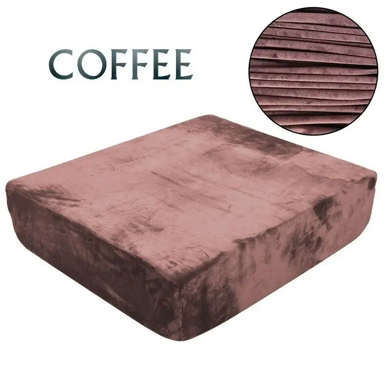 Coffee Современный Стиль 1/2/3 местный твердый Цвет диван подушки сиденья мягкий диван протектор мебели стрейч крышка домашний декор - Цвет: Coffee