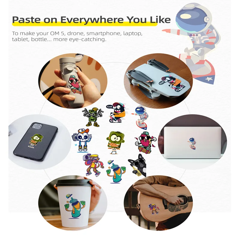 Dji Mavic Air 2S /Om 5/One X2/Pocket2/Water Cup/Adesivi Per Computer Pellicola Protettiva Impermeabile Antigraffio Non Appiccicoso