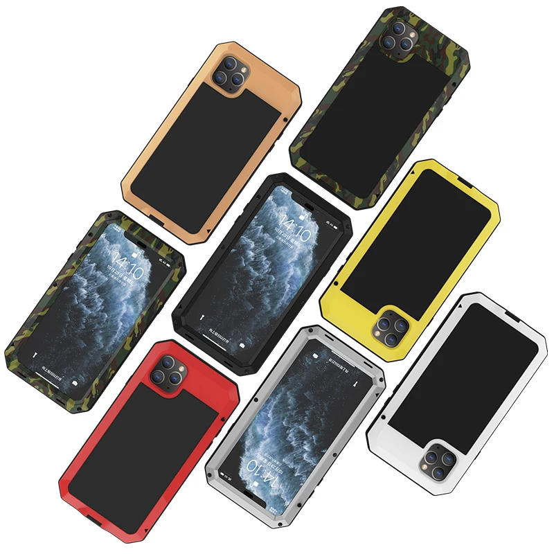 360 круглый защитный противоударный чехол для Apple iPhone 11/Pro/Max мощный гибридный Повседневный водонепроницаемый пылезащитный чехол