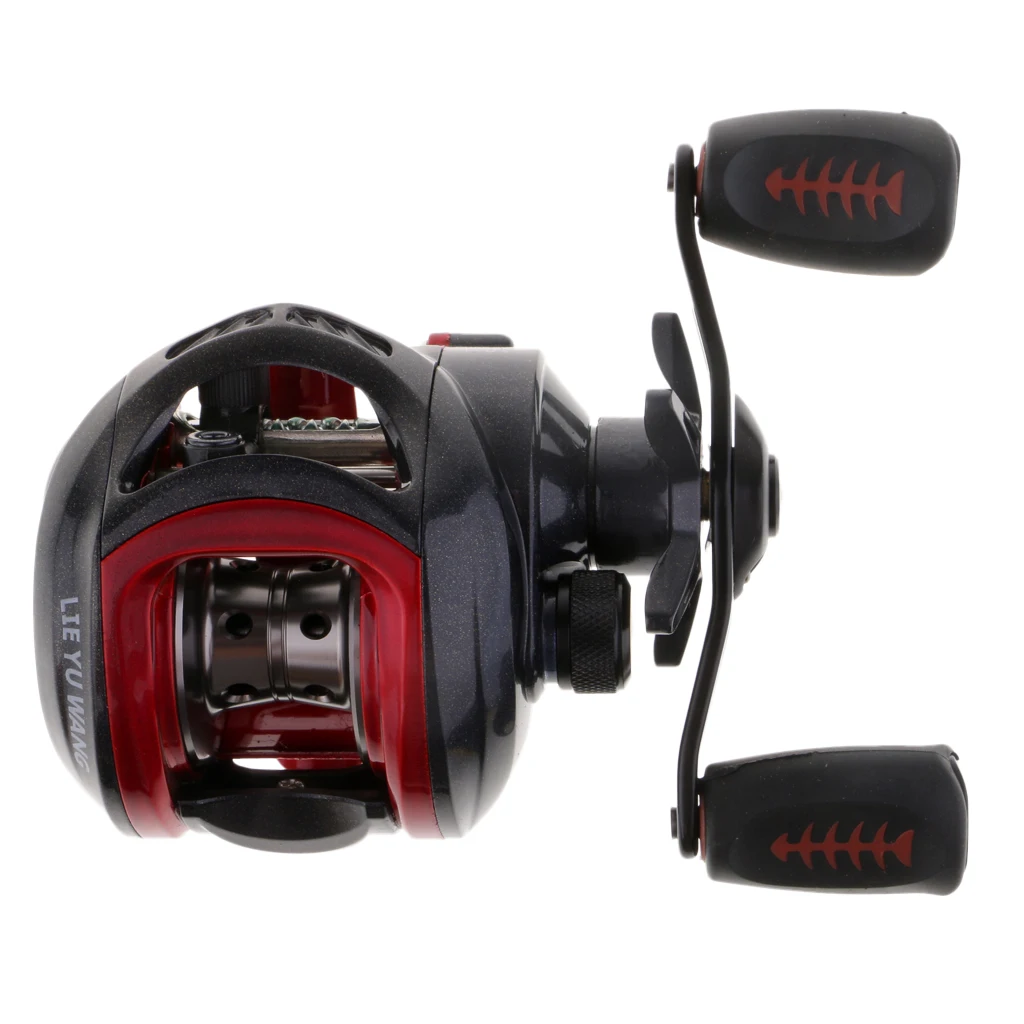 Супер гладкая катушка baitcasing 7,0: 1 Передаточное отношение 3+ 1 подшипники, 12lbs Макс сопротивление
