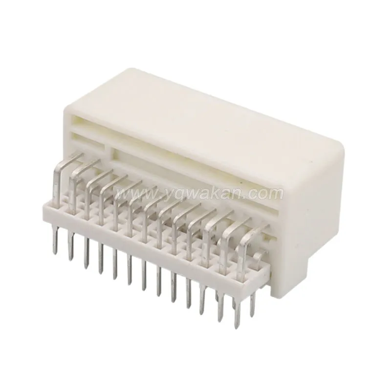 1-50 sets 26pin 90 degrees pin male plug automotive wiring harness unsealed connector 178762-1