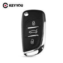 KEYYOU modificado de entrada a control remoto estuche para mando a distancia caso 3 botones para CITROEN C2 C3 C4 C5 C6 C8 envío gratis