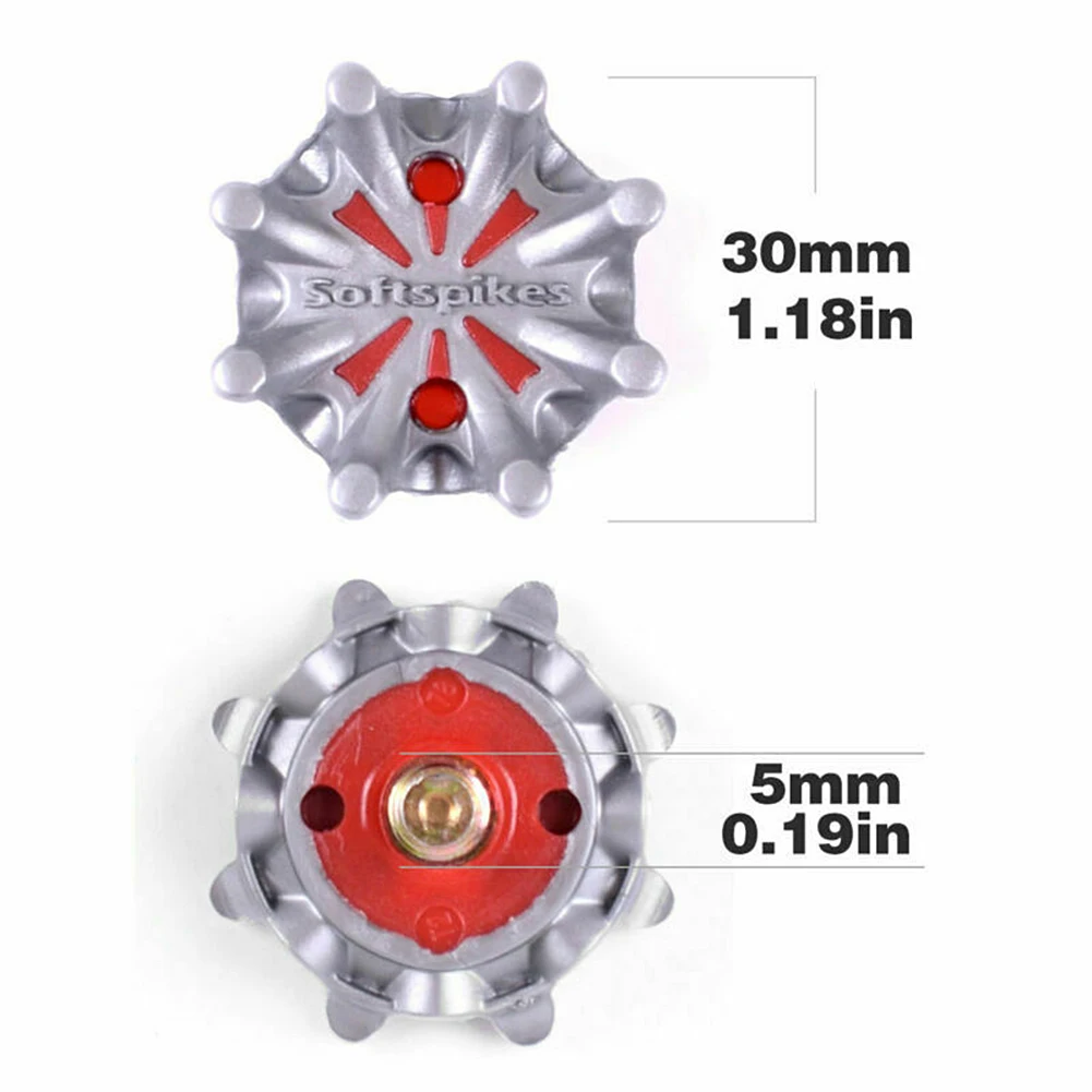 14 шт. туфли для гольфа замена шипов шпильки мягкий Быстрый поворот для Footjoy Cleat металлический винт новый простой 2019 Новый