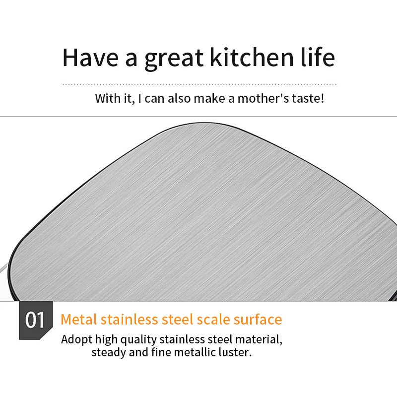 LCD Electronic Kitchen Scales Household Balance Cooking Measure Tool Stainless Steel Digital Weighing Food Scale