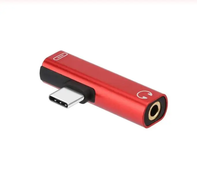 2 в 1 type C до 3,5 мм разъем для наушников зарядный конвертер usb type-C аудио адаптер для Xiaomi 6 для huawei P10 mate 20 type C