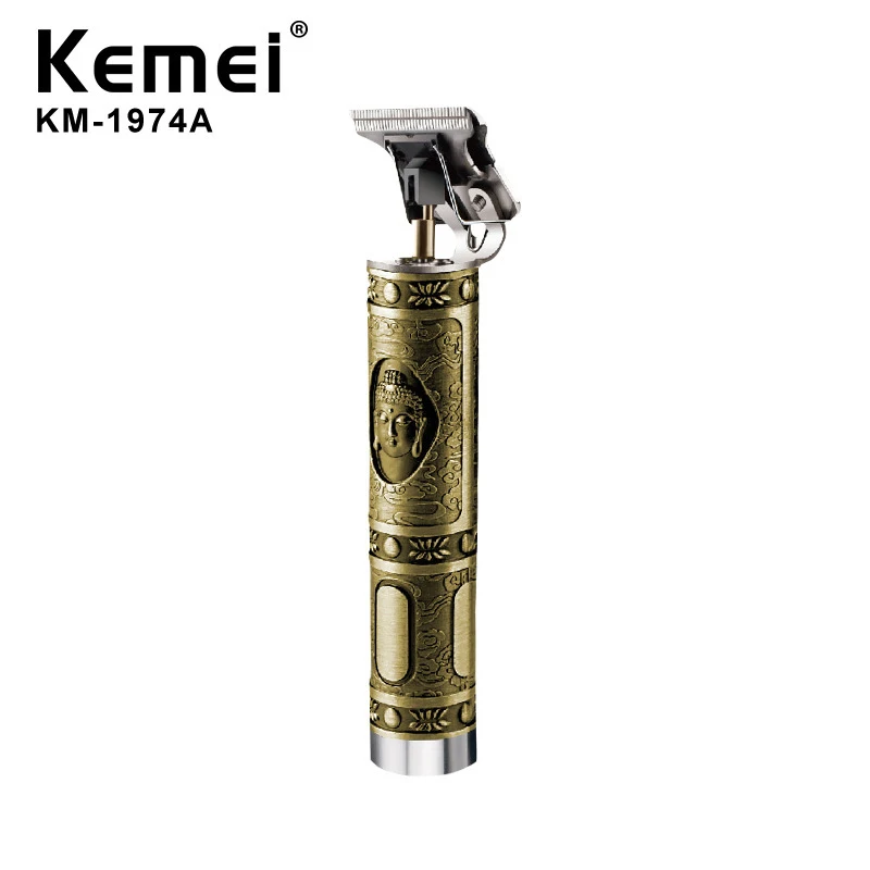 Машинка для стрижки волос Kemei беспроводная портативная R-образная | Бытовая