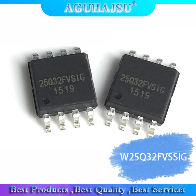 10 шт. w25q32fvizen SOP8 25Q32 SOP 25Q32FVSIG SMD w25q32 чип и оригинальный флэш-чип 4M | Электронные