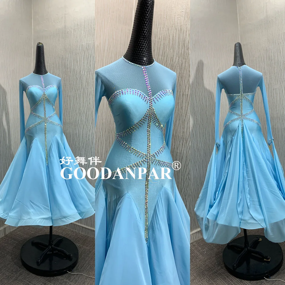 Новинка стандартное платье GOODANPAR для бальных танцев женский костюм соревнований