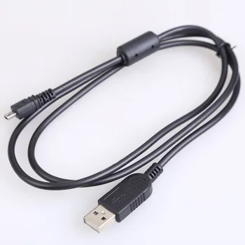 

1M 8 Pin USB Data Cable for Nikon Olympus Pentax Sony Panasonic Sanyo Black
