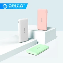 ORICO 10000 мА/ч внешний аккумулятор для путешествий, тонкий внешний аккумулятор usb type C, внешний аккумулятор для телефона, портативное зарядное устройство для Xiaomi